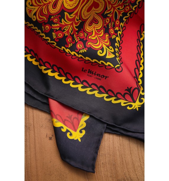Penmarc'h I silk scarf