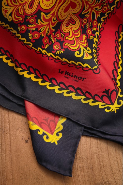 Penmarc'h I silk scarf