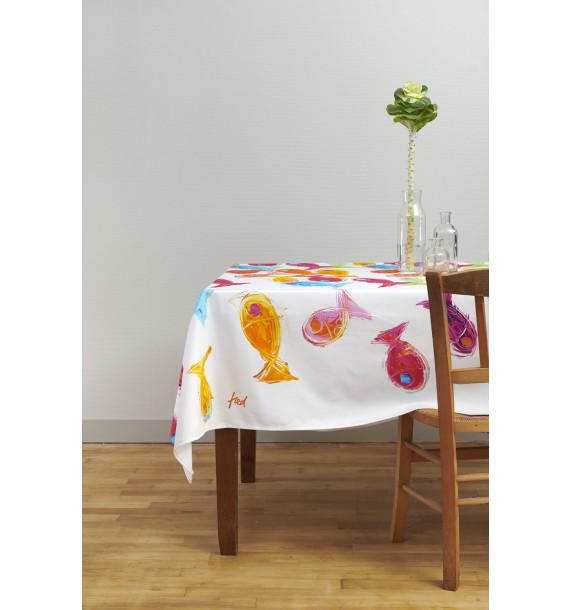 Tablecloth Heureux comme un poisson