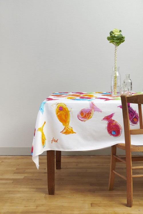 Tablecloth Heureux comme un...