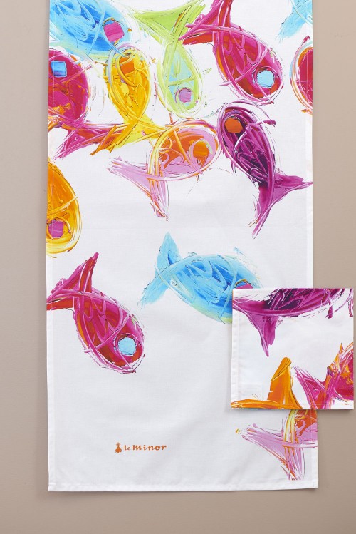 Table runner Heureux comme...