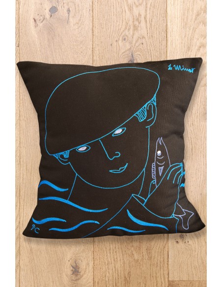 Coussin Tête de Pêcheur