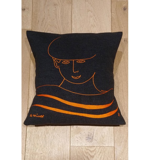 Coussin Tête de Pêcheur