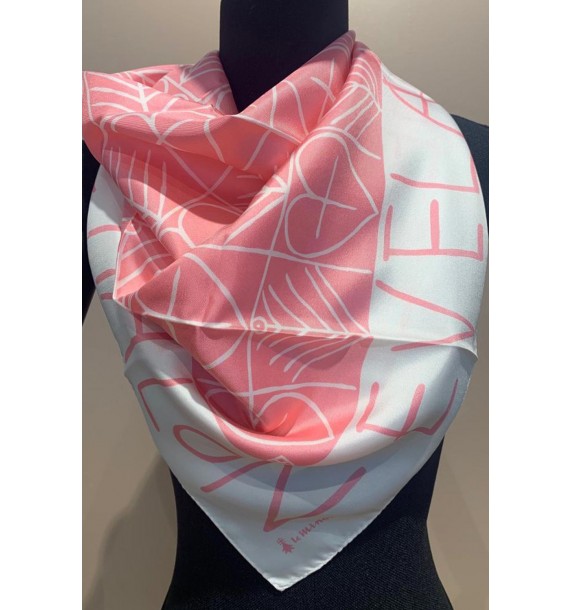 Plougastel silk scarf