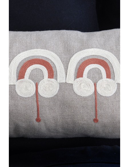 Coussin Plumes de Paon