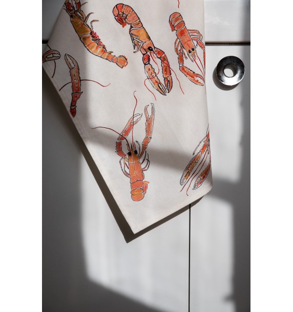 Tea towel Shrimp