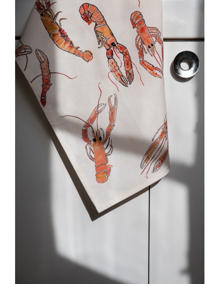 Tea towel Shrimp