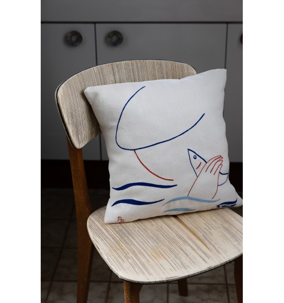 Coussin Tête de Pêcheur