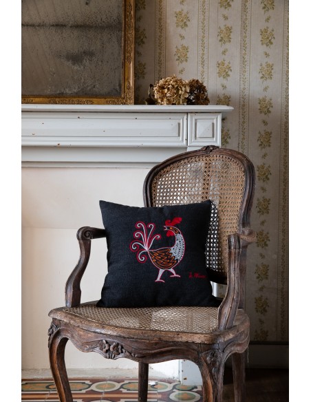 Coussin Coq