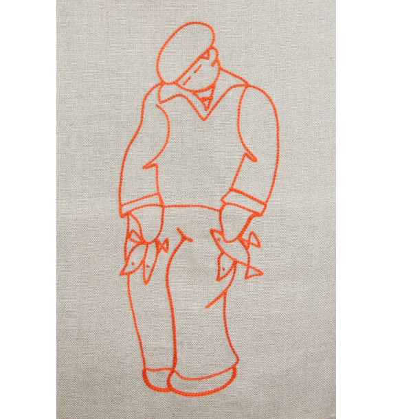 Tea towel Fisherman