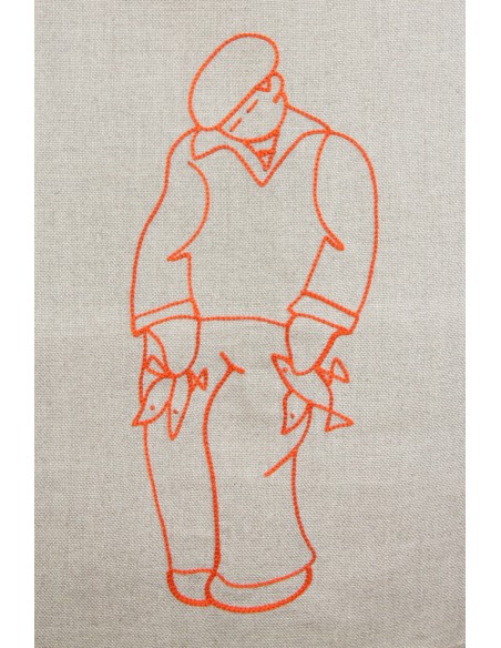 Tea towel Fisherman