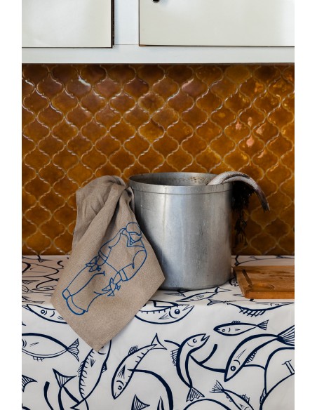 Tea towel Fisherman