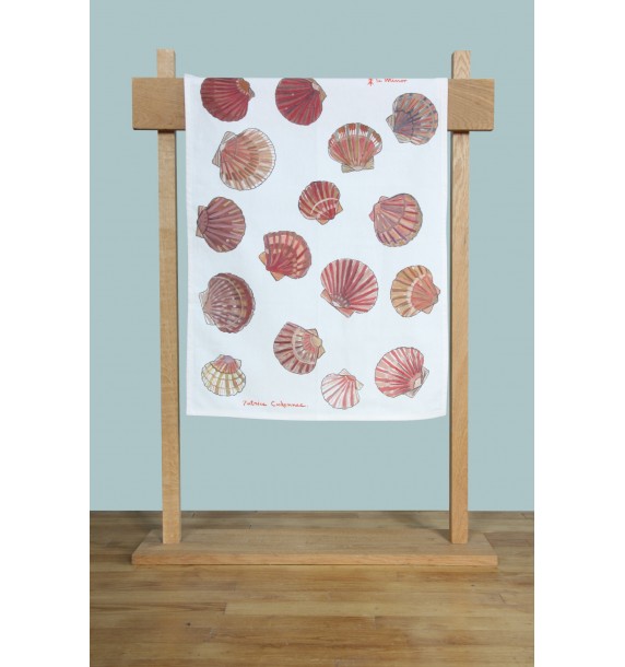 Tea towel Scallop