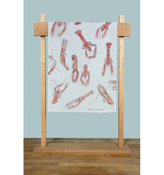 Tea towel Shrimp