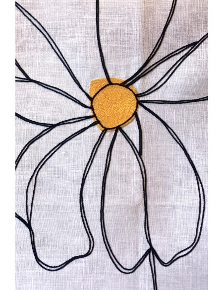 Torchon Fleur Matricaire N°2